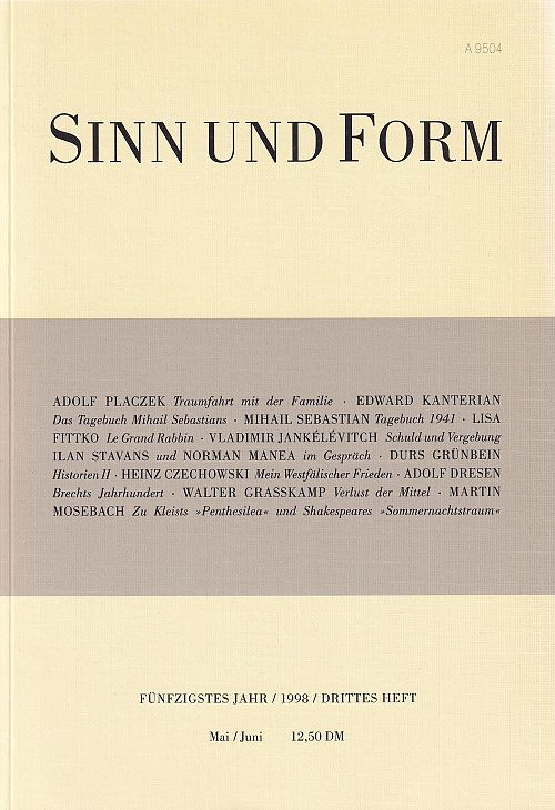 Sinn und Form