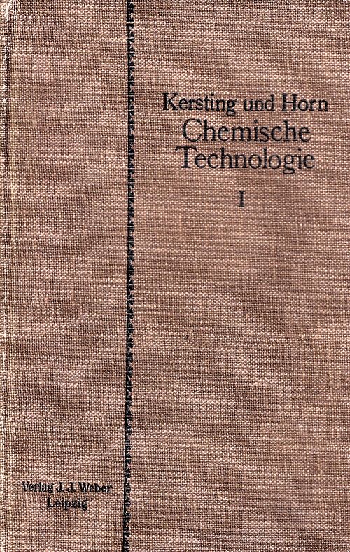 Chemische Technologie - Band 1 