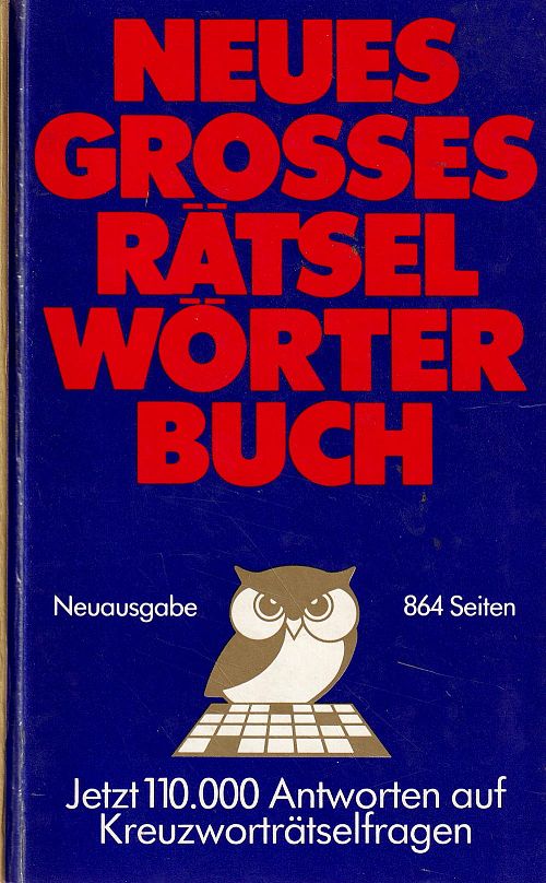 Neues grosses Rätsel Wörterbuch