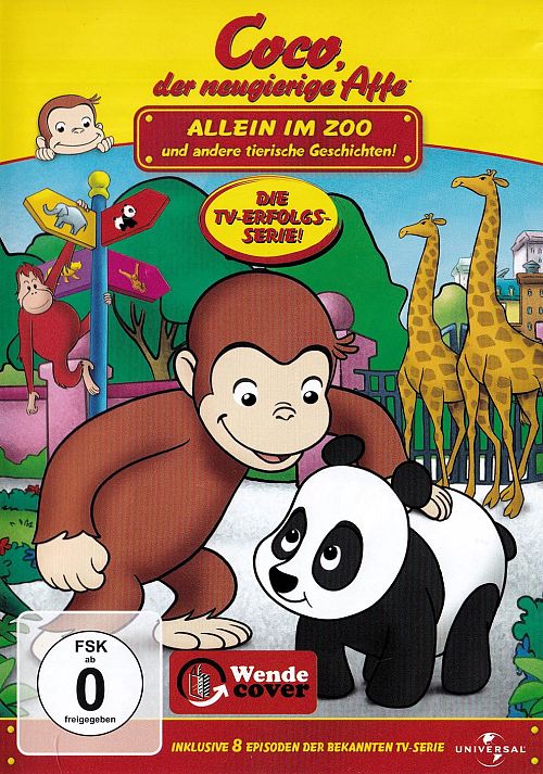 Coco, der neugierige Affe - Allein im Zoo und andere tierische Geschichten [DVD]