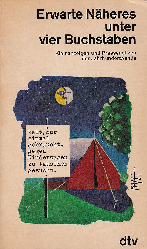 Erwarte Näheres unter vier Buchstaben