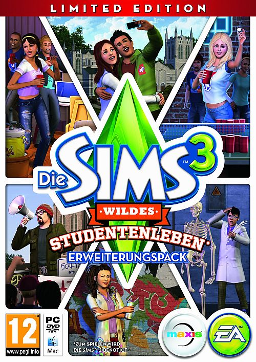 Die Sims 3 - Wildes Studentenleben  [PC & MAC]