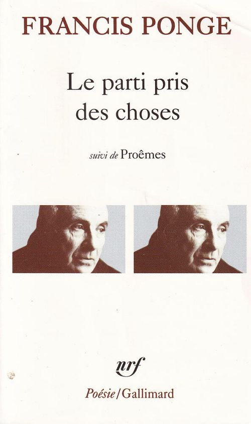 Le parti pris des choses