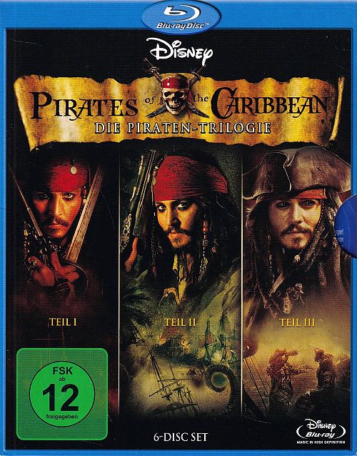 Pirates of the Caribbean - Die Piraten-Trilogie [Blu-ray]