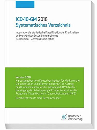 ICD-10-GM 2018 Systematisches Verzeichnis