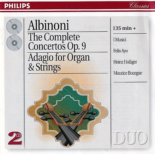 The Complete Concertos Op. 9 / Adagio For Organ & Strings [CD]