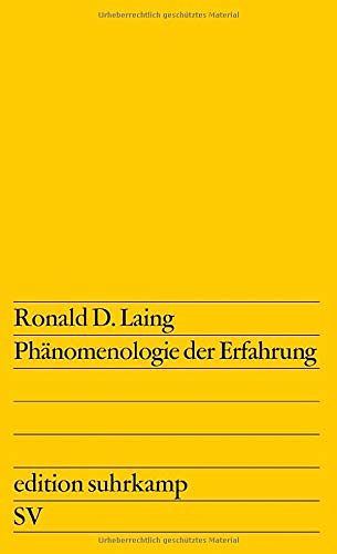 Phänomenologie der Erfahrung 