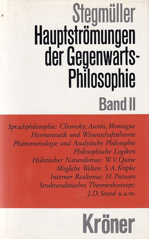Hauptstörungen der Gegenwarts-Philosophie Band II