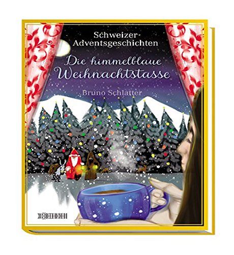 Die himmelblaue Weihnachtstasse