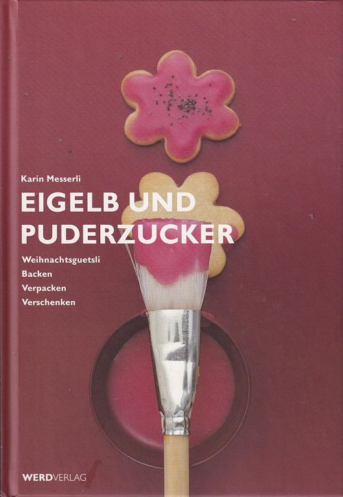 Eigelb und Puderzucker