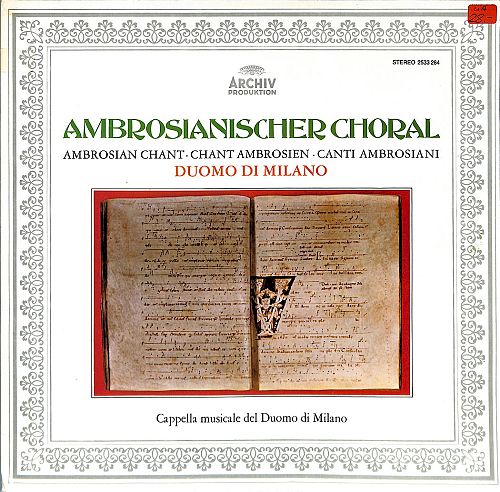 Ambrosianischer Choral [Vinyl]