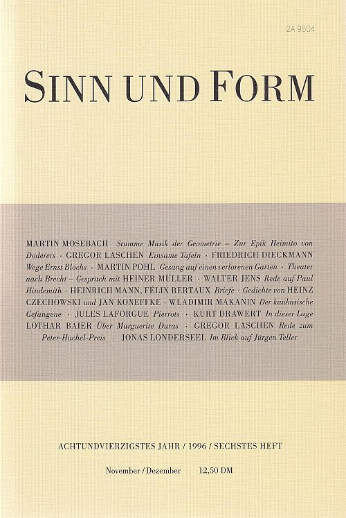 Sinn und Form
