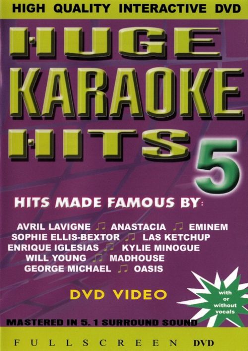 Huge Karaoke Hits 5 [DVD]