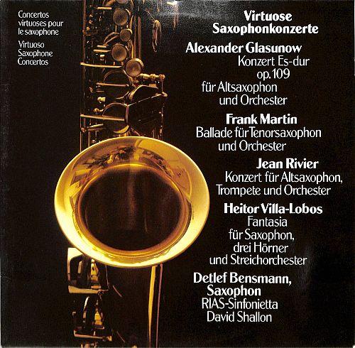 Virtuose Saxophonkonzerte  [Vinyl]