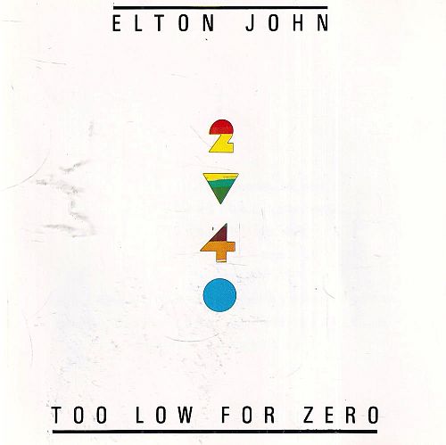 Too Low for Zero [CD]