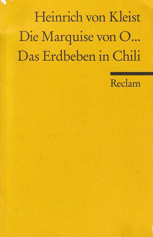 Die Marquise von O. Das Erdbeben in Chili
