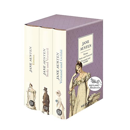 3 Bücher von Jane Austen im Schuber