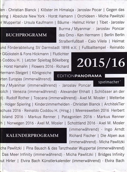 Buchprogramm / Kalenderprogramm 2015 / 2016