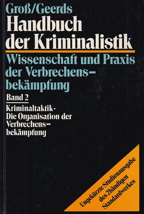 Handbuch der Kriminalistik