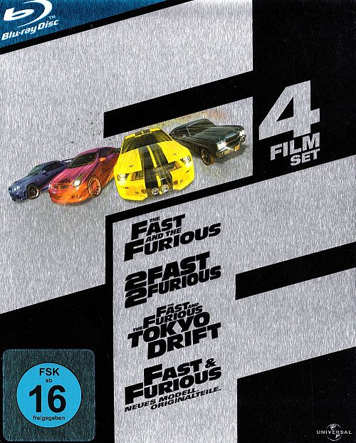 Fast & Furious 1-4 [Blu-ray]