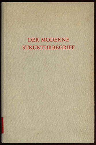 Der moderne Strukturbegriff