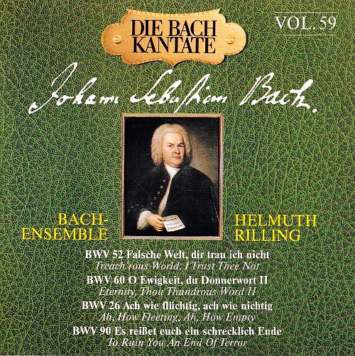 Die Bach Kantate - BWV 26, 52, 60, 90 [CD]