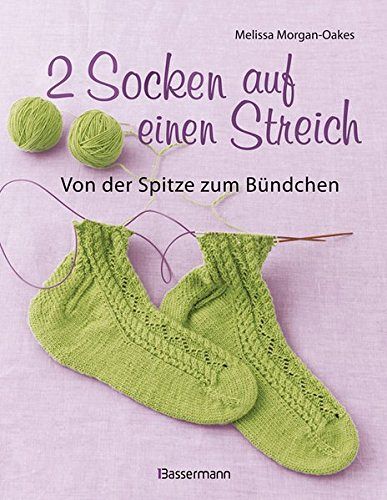 2 Socken auf einen Streich - von der Spitze zum Bündchen