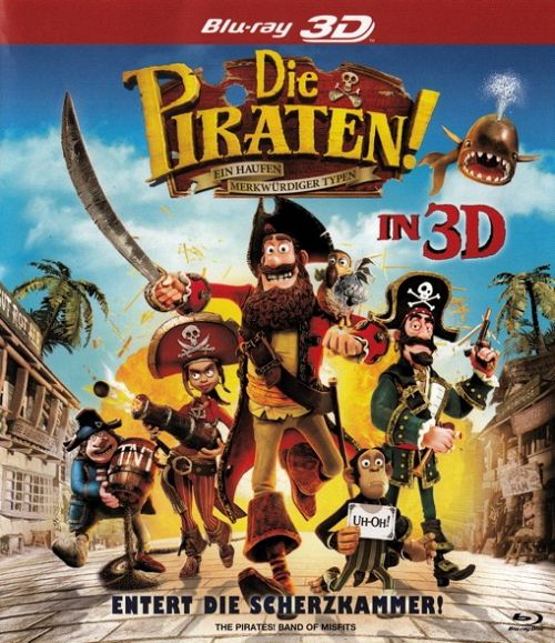 Les Pirates ! Bons à rien, mauvais en tout [Blu-ray 3D]