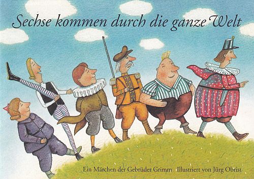 Sechse kommen durch die ganze Welt