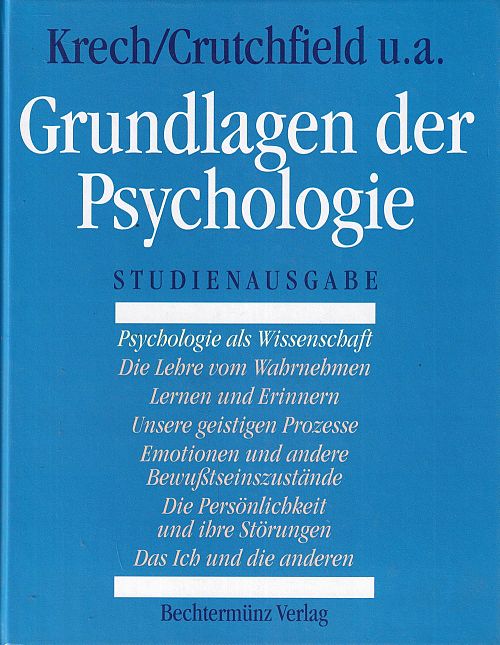 Grundlagen der Psychologie