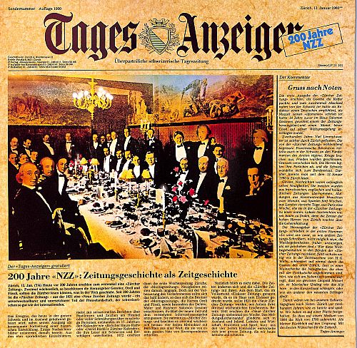 Tages Anzeiger - 200 Jahre NZZ [Vinyl]