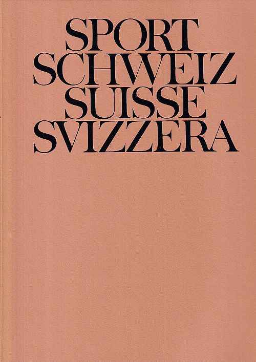 Sport Schweiz Suisse Svizzera 1989 