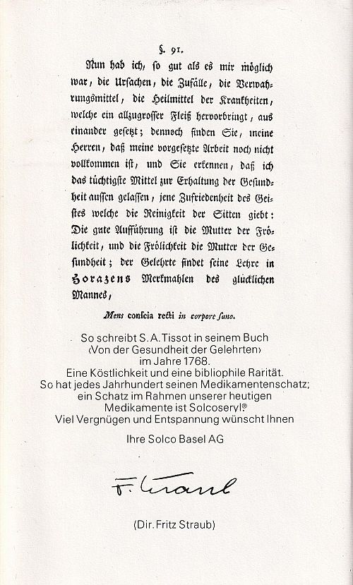 Von der Gesundheit der Gelehrten