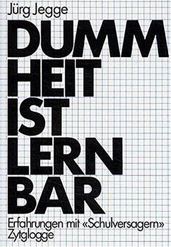 Dummheit ist lernbar