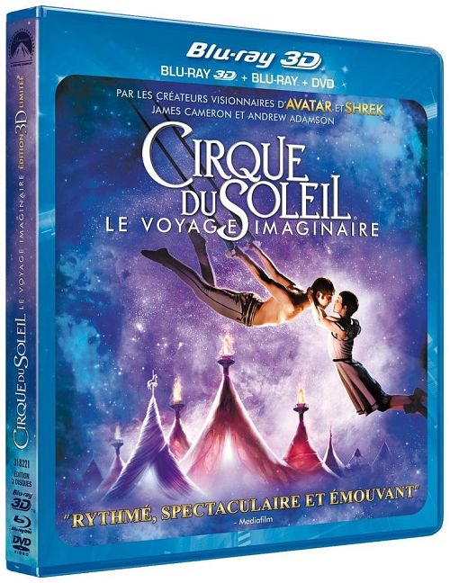 Cirque du Soleil - Le voyage imaginaire [Blu-ray 3D]