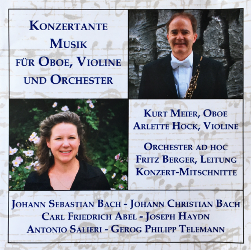 Konzertante Musik für Oboe, Violine und Orchester [CD]