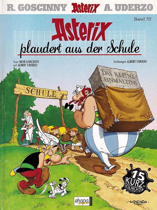Asterix plaudert aus der Schule