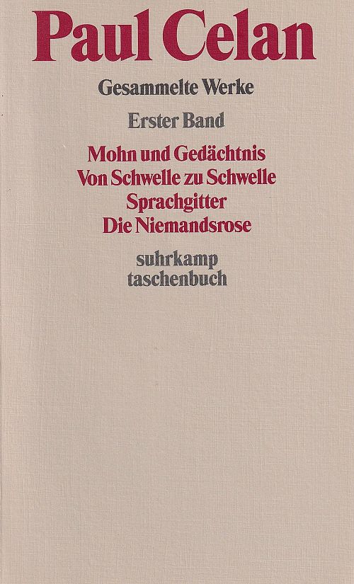 Gesammelte Werke - Erster Band