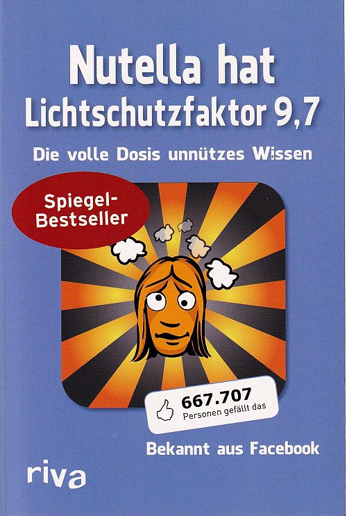 Nutella hat Lichtschutzfaktor 9,7 