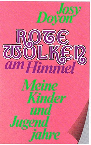 Rote Wolken am Himmel