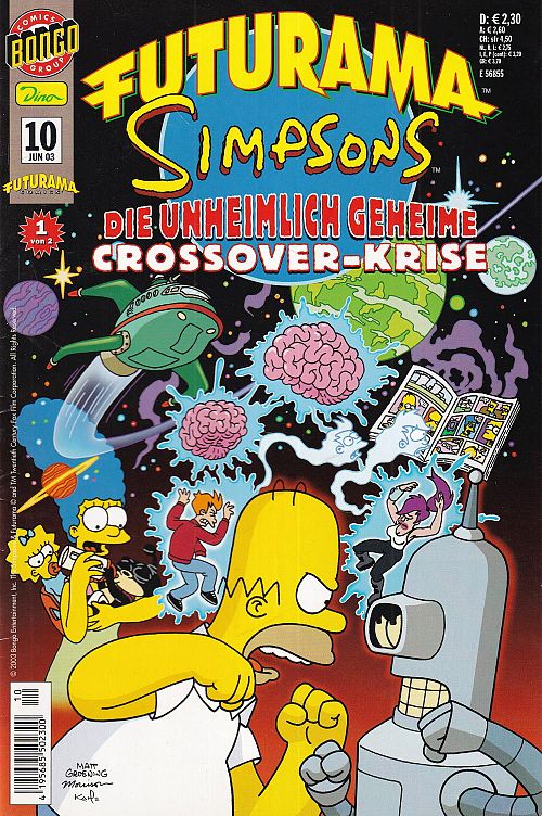 Futurama Comics 10 - Simpsons