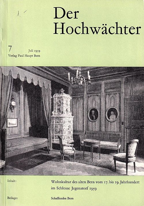 Der Hochwächter - Blätter für heimatliche Art und Kunst Nr. 7 1959