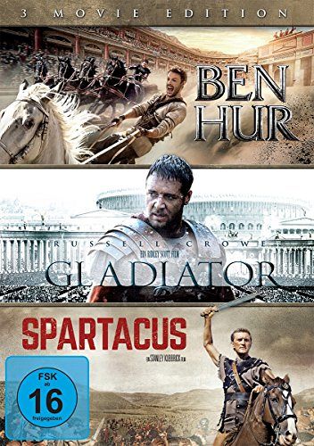Ben Hur - Gladiator - Spartacus [DVD]