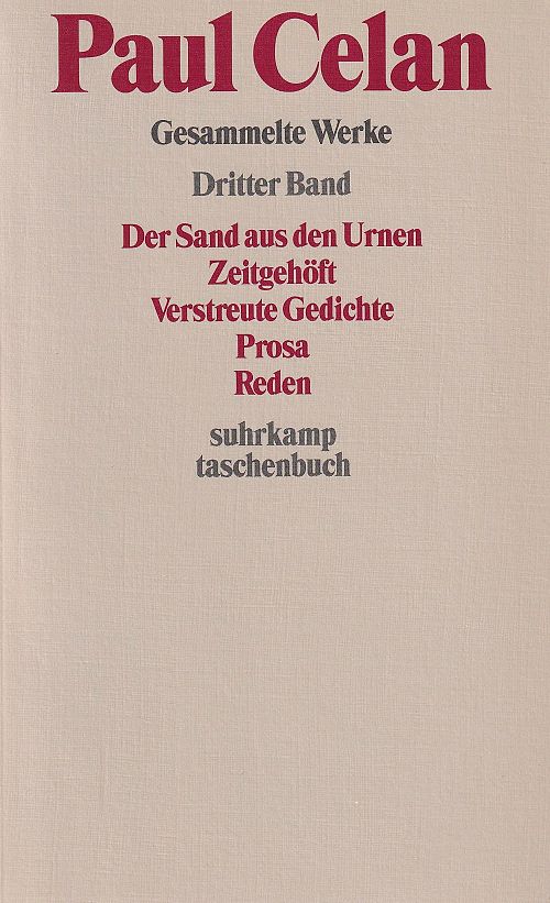 Gesammelte Werke - Dritter Band