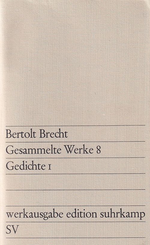 Gesammelte Werke 8
