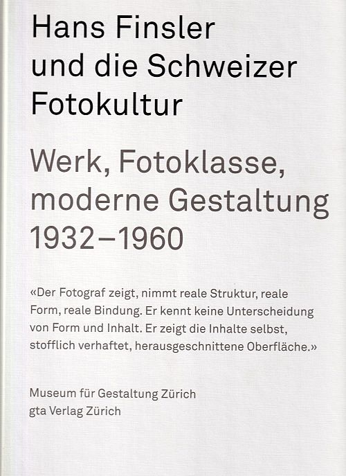 Hans Finsler und die Schweizer Fotokultur