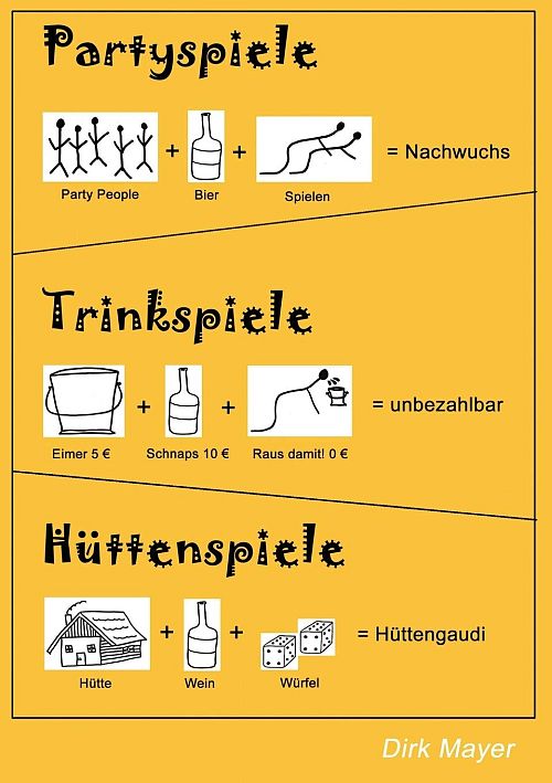 Partyspiele - Trinkspiele - Hüttenspiele