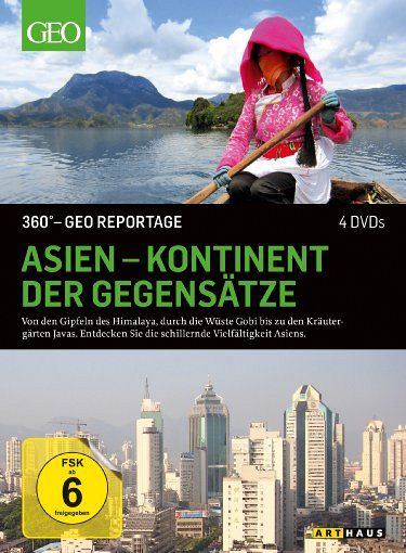Asien - Kontinent der Gegensätze - 360°GEO Reportage [DVD]