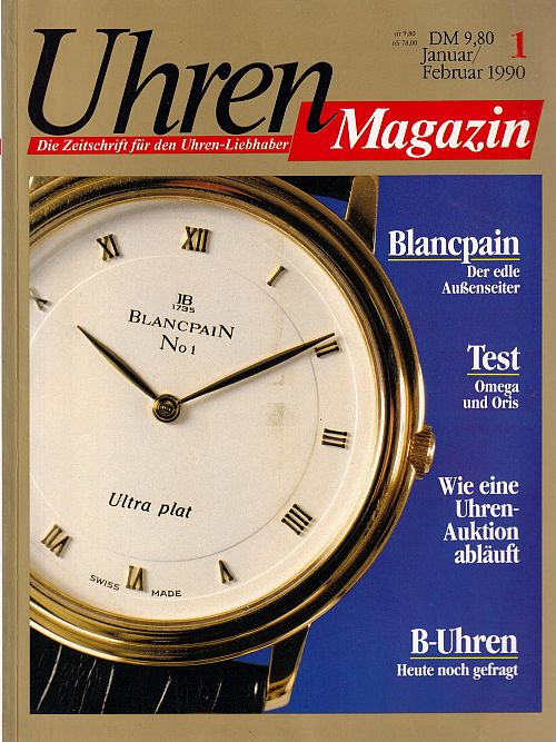Uhren Magazin 1 - Januar/Februar 1990