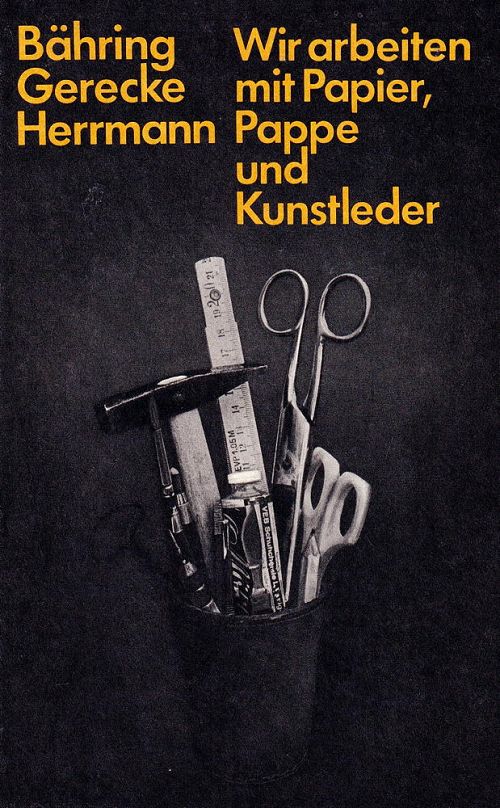 Wir arbeiten mit Papier, Pappe und Kunstleder